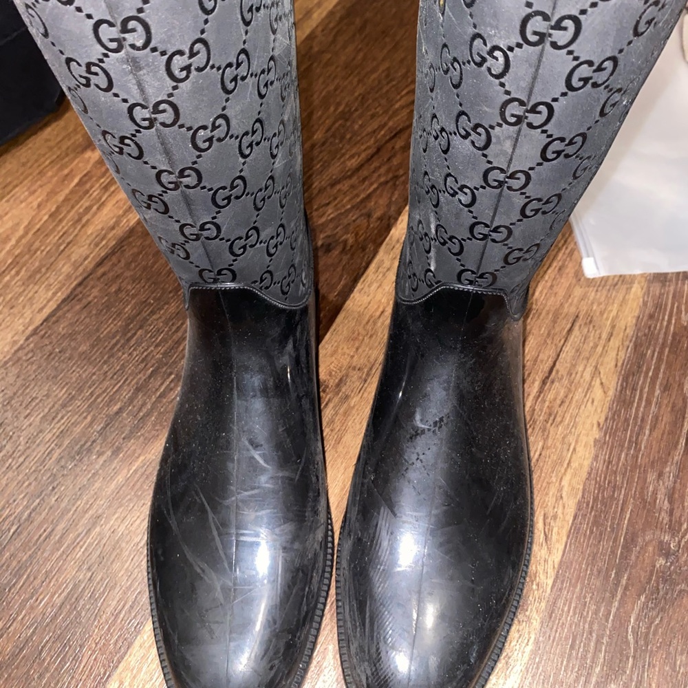 Gucci rain boots #rainboots #boots snowboots winter snow black boots black boots
